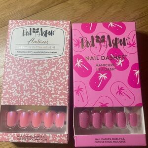 Red Aspen Pink Press-On Nail Set